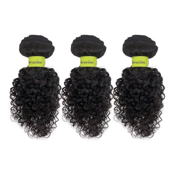 Bare  Natural Peruvian Jerry Curl 10s 3pc