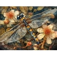thumbnail image 2 of Colorful Flyers - Dragon Fly Canvas Wall Art, 2 of 2