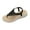 Black, variant on YYUIJK Women Sandals ,Women's Elastic Strap Flat Sandals Casual Summer Open Toe Sandal Black 8.5