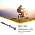 thumbnail image 3 of Eigraketly Paquete de 2 vástagos sin cámara, accesorio DIY, accesorios para ciclismo a prueba de herrumbre, boquilla de Metal, instalación Ciclismo Violeta, 3 of 6