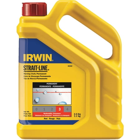 Irwin STRAIT-LINE Permanent Chalk Line Chalk