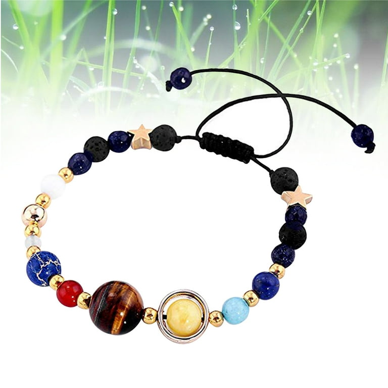 Eight planets 2024 natural stone bracelet