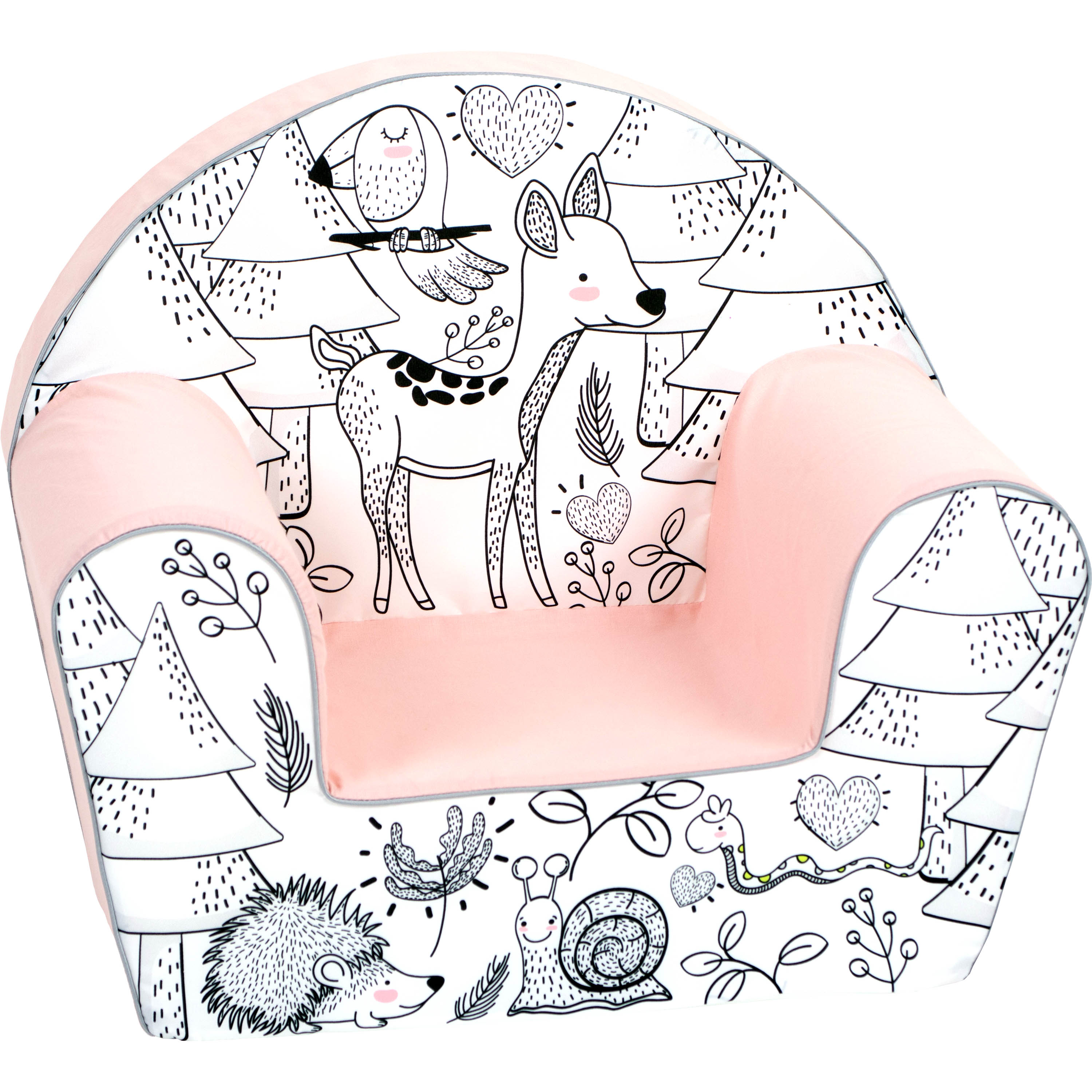 DELSIT Toddler Chair & Kids Armchair European Made. Machine Washable