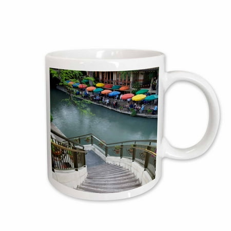 

3dRose River Walk and San Antonio River San Antonio Texas - US44 AJE0039 - Adam Jones Ceramic Mug 15-ounce