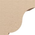 thumbnail image 3 of 11"W x 11"D x 11"H Wide Van Buren Rough Cedar Woodgrain TimberThane Corbel, Primed Tan, 3 of 6