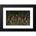 thumbnail image 2 of Joseph Hauzinger 14x11 Black Modern Framed Museum Art Print Titled - Kinderbacchanal (1781), 2 of 5
