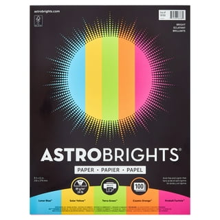 Astrobrights Prism Color Paper, 8.5 x 11, 24 lb., 480 Sheets, Assorted  Colors 