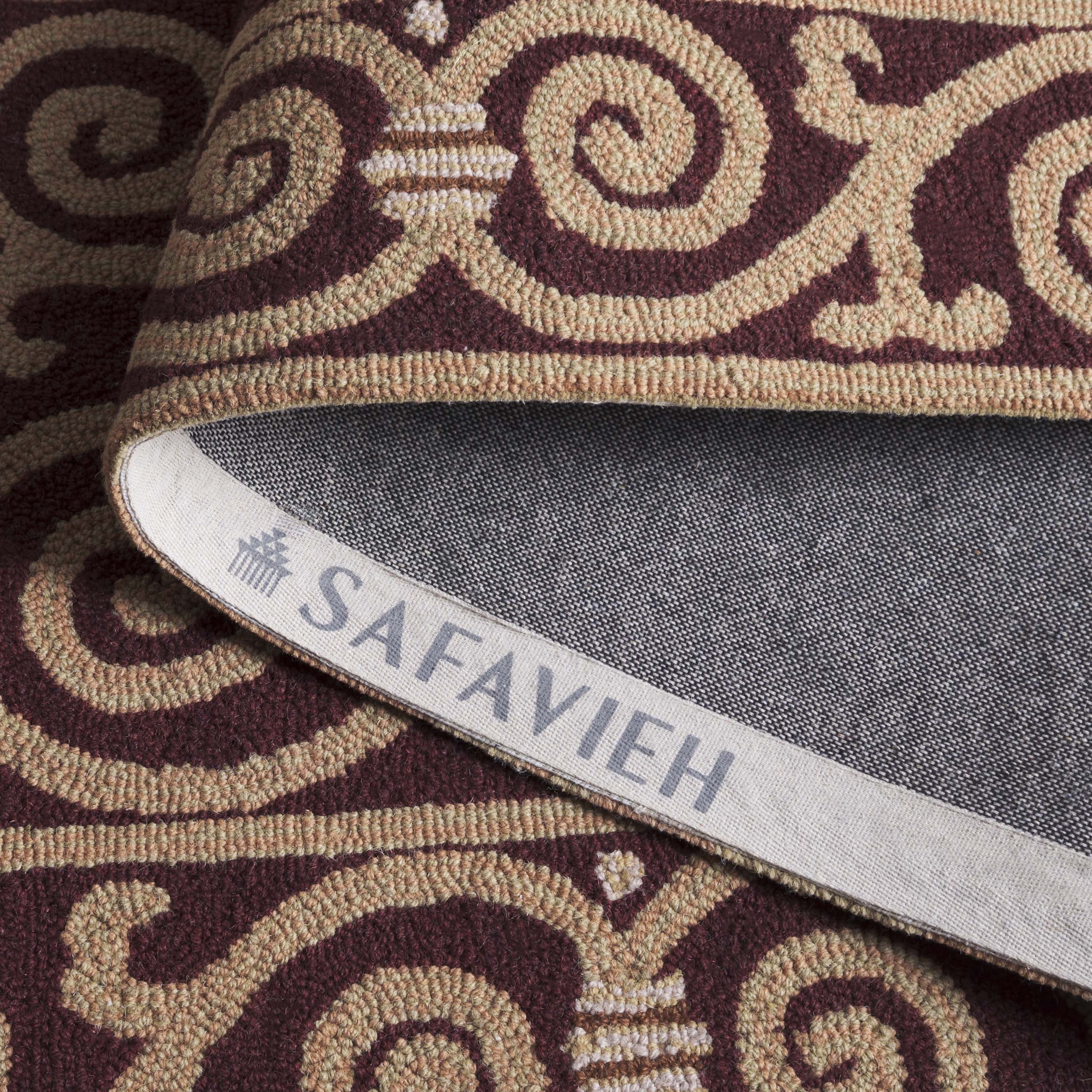 Safavieh Chelsea Aragon Oriental Wool Area Rug, Burgundy, 9' x 12'
