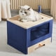 thumbnail image 1 of Caja De Para Gatos, Caja De Para Gatos Semicerrada De Plástico Para Amantes De Los Gatos, 1 of 7