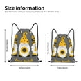 thumbnail image 5 of Yiaed Bee Kind Print Drawstring Bags Drawstring Backpack Bulk String Back Pack Gym Sport Bag-Small, 5 of 5