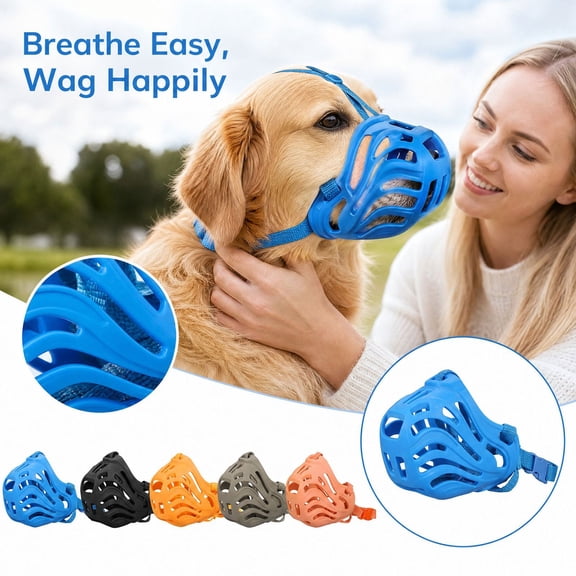 Muzzle for Small Dog with Adjustable Straps,Anti-Bite Dog Muzzle for Barking,Pet Dog Supplies 1 Pack
