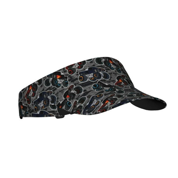 Fotbe Cool Off-Road Vehicle Visera Deportiva con Diseño, Gorra Abierta Ajustable de Algodón para Mujer y Hombre