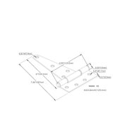 Everbilt 6 in. Heavy Duty Tee Hinges 2 Pack