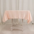 thumbnail image 4 of Efavormart Blush Seamless Lamour Satin Square Table Overlay - 54", 4 of 7