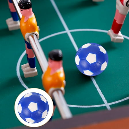 AURARMLET 5Pcs Table Football Balls Blue PVC Foosball Supply Smooth Surface Desktop Soccer Balls