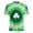Tops-A836Green, variant on LEKWK Shamrock Shirts for Women Silver Clover Swirl Graphic Tees Short Sleeve Casual Tops Tees And Tanks Metallic Graphic Holiday Outfits