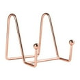 thumbnail image 1 of Multifunctional Art Display Shelf Decorative Plate Bracket Metal Gold Square Wire Stand For Bedroom Study Room, 1 of 8