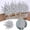 Silver, variant on 10 Pieces Artificial Silver Glitter Leaf Spray Leaf Picks 13inch for Christmas Winter Wedding Wreath Tree Swag Floral Arrangment Vase Bouquets Table Centerpieces Decoration