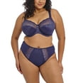 thumbnail image 4 of Elomi Morgan Stretch Lace Banded Underwire Bra (4111),40F,Midnight, 4 of 5