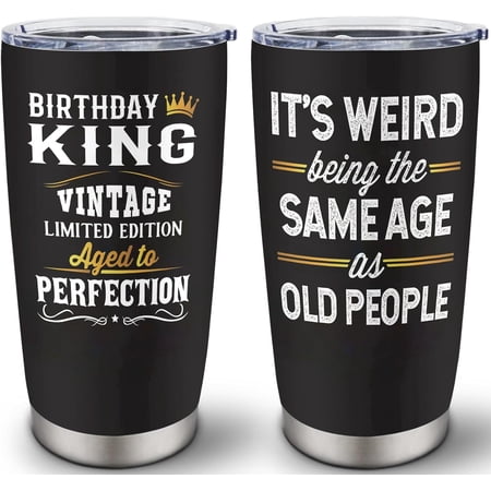 Birthday Gifts for Men Him 20oz Tumbler Cool Gifts for Husband Bday Men Birthday Gift Ideas Best Bday Gift for Grandpa Male Dad Boyfriends Uncle