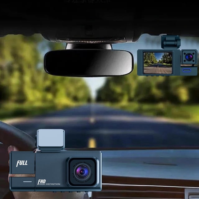 TIMIFIS Driving Record -Lens Car 2-Inch Display HD 1080P Car Recorder with The Same Display with Reverse Car Dvr Vehicle Camera