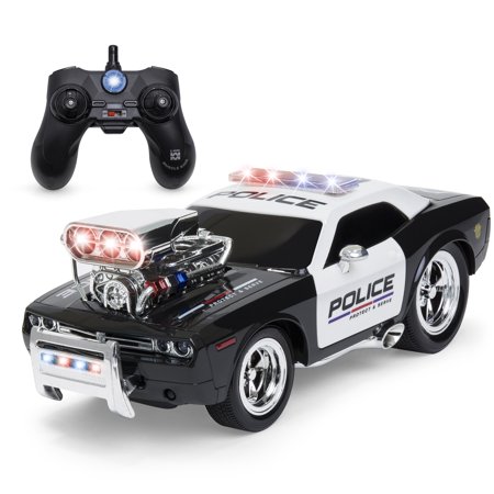 Best Choice Products 1/14 Scale 2.4GHz Rechargeable RC Police Car with Lights and Sounds, (Best Police Radio App)