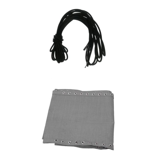 Grey Recliner Replacement Cloth Rhombus for Non Gravity Chairs Pouch Holes Black