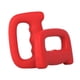 thumbnail image 5 of Juego de 2 mancuernas antideslizantes para gimnasio en casa, ergonómicas para caminar Rojo 1KG, 5 of 9