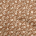 thumbnail image 1 of oneOone Georgette Viscose Orange Fabric Floral Sewing Craft Projects Fabric Prints By Yard 42 Inch Wide, 1 of 4