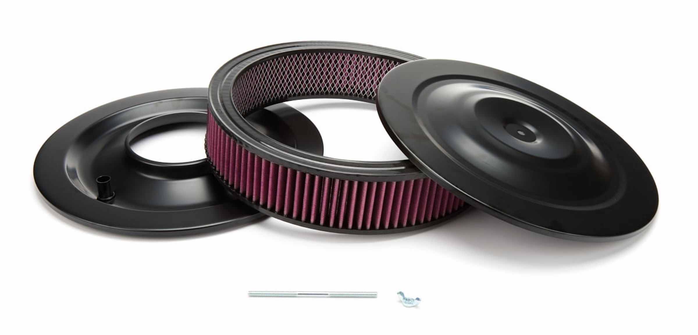 Racing Power Co-Packaged 14in X 3in Performance Air Cleaner Black