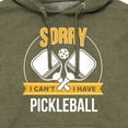 thumbnail image 3 of Instant Message - Sorry Can't Pickleball - Men's Pullover Hooded Fleece Sweatshirt, 3 of 7