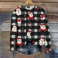 thumbnail image 6 of Yteetum Women's Oversized Christmas Sweatshirts Crewneck Xmas Graphic Pullover Hoodless Sweatshirts Top Womens Casual Christmas Print Loose Long Sleeve Round Neck Sweatshirt Fall Clothes Clothes, 6 of 8