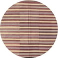 thumbnail image 1 of Ahgly Company Machine Washable Indoor Round Contemporary Cherry Red Area Rugs, 5' Round, 1 of 7