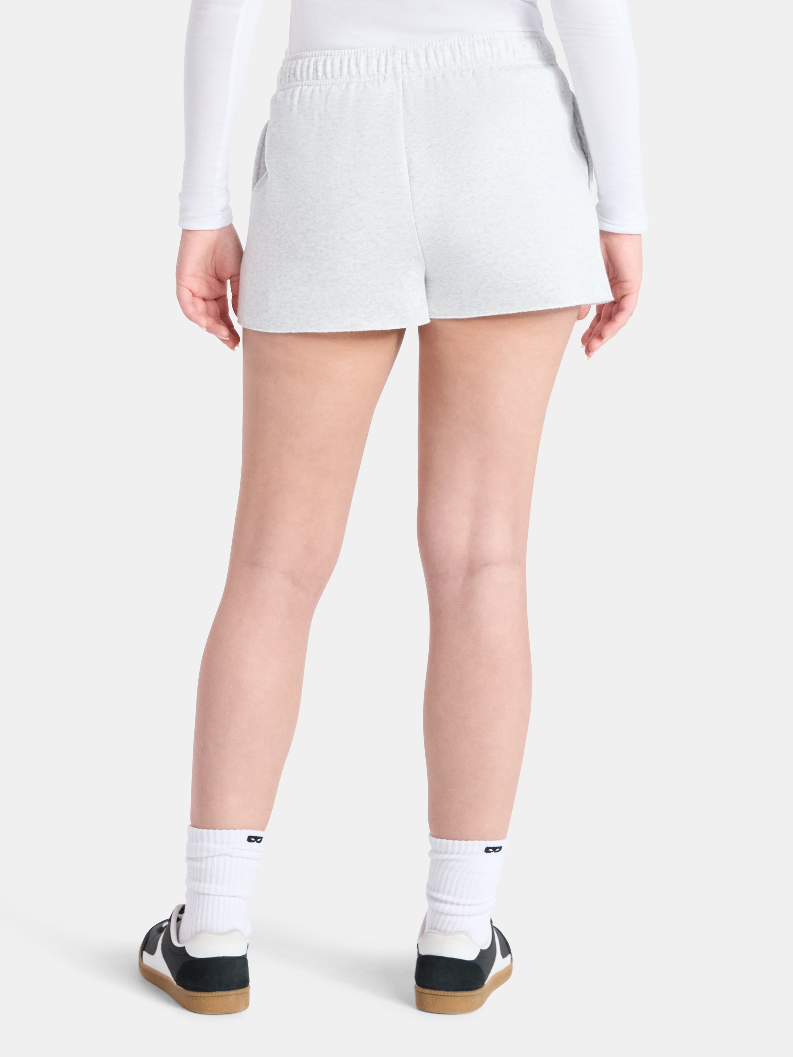 No Boundaries Fleece Foldover Shorts, 2'' Inseam, Women’s