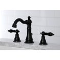 thumbnail image 2 of Kingston Brass Duchess 8 in. Widespread Bathroom Faucet Black Stainless Stainless Steel Finish, 2 of 5