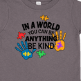 thumbnail image 4 of Inktastic In a World You Can Be Anything Be Kind Autism Awareness Boys or Girls Toddler T-Shirt, 4 of 5