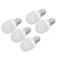thumbnail image 3 of 5 bombillas de luz LED de 1,5 W y 75 lm con rosca E12 para lámpara de escritorio, ventilador de techo, lámpara de pared, CA 220 V, luz cálida, 6000 K, 3 of 10
