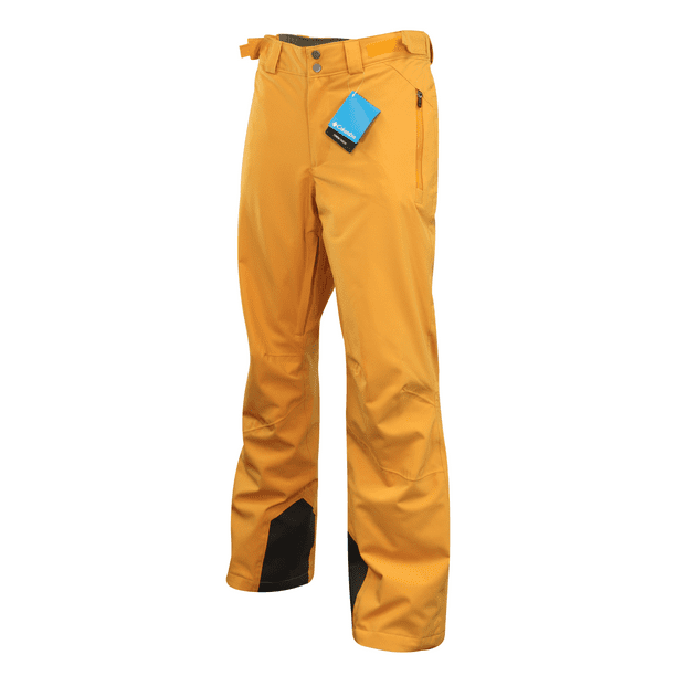 Columbia Men's Snow Pants Yellow Waterproof Free Climb (S01) S