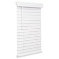 thumbnail image 7 of Cordless, 2 Inch Faux Wood Blind, 30.5" Wide x 60" Long, Window Blinds, Blinds & Shades, Blinds for Indoor Windows, Smooth, Bright White - 30.5" x 60",Bright White, 7 of 7