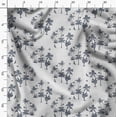 thumbnail image 3 of Soimoi White Fabric - By the Yard - 54 Inch Wide - Tropical Plam Tree With Birds Fabric - Botanical Beauty Meets Avian Elegance Printed Fabric, 3 of 6
