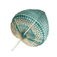 thumbnail image 5 of Sharprepublic Bamboo Hand Fan Cooling Supplies Manual Chinese Weaving for Party Women, 5 of 8