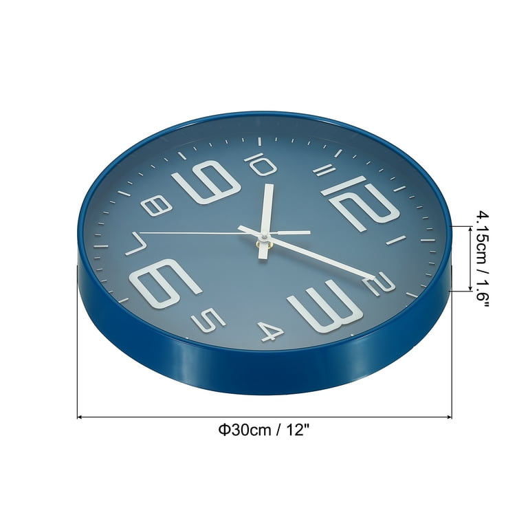 Lafocuse 12 Inch Silent Non Ticking Black Cat Wall Clock For Living