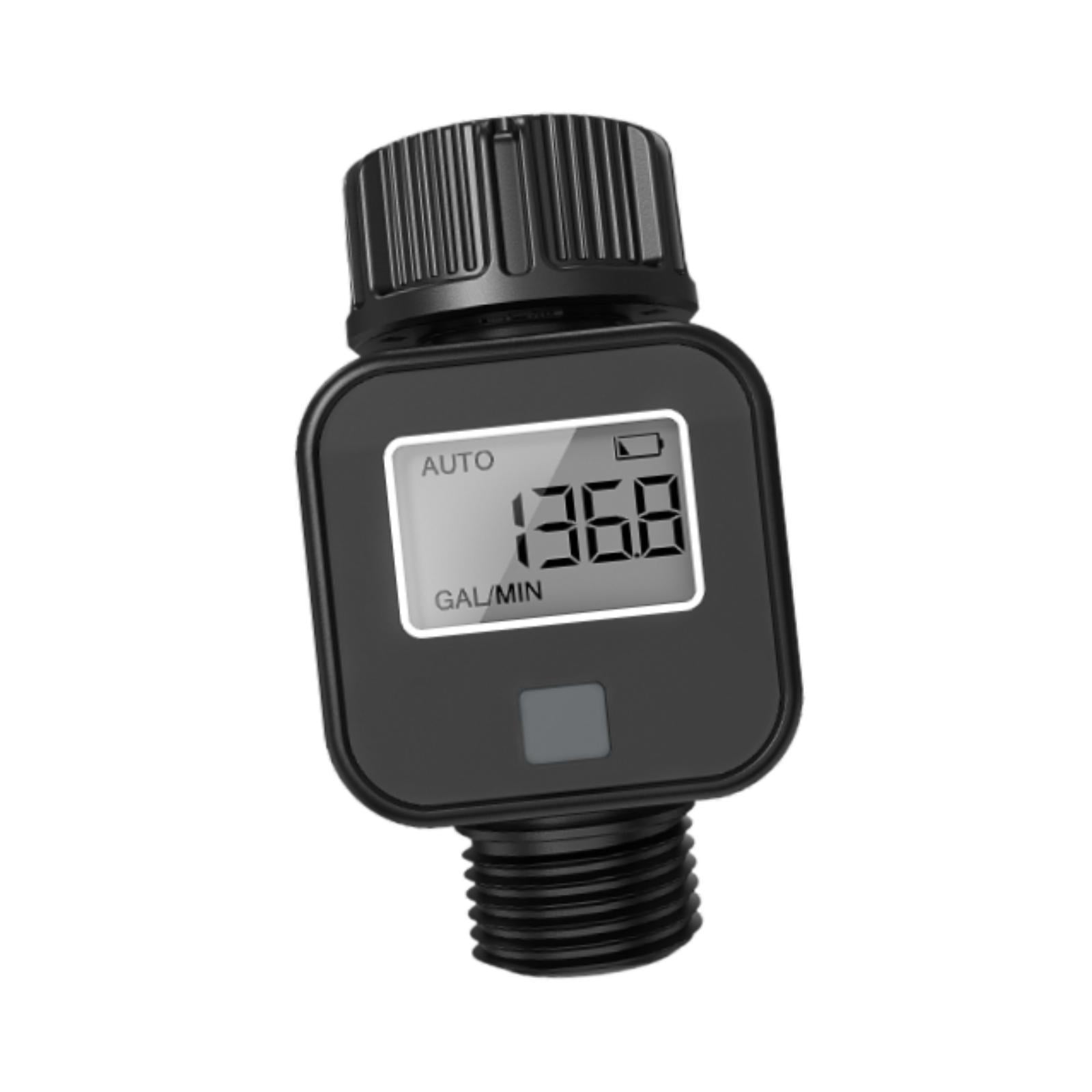 MAGIDEAL Water Flow Meter 0.5-8Bar CLEAR Screen for Drip Irrigation Lawn Sprinkler Yard