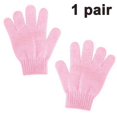 thumbnail image 1 of Exfoliating Dual Texture Bath Gloves For Shower, Spa,massage And Body Scrubs, 1 of 4