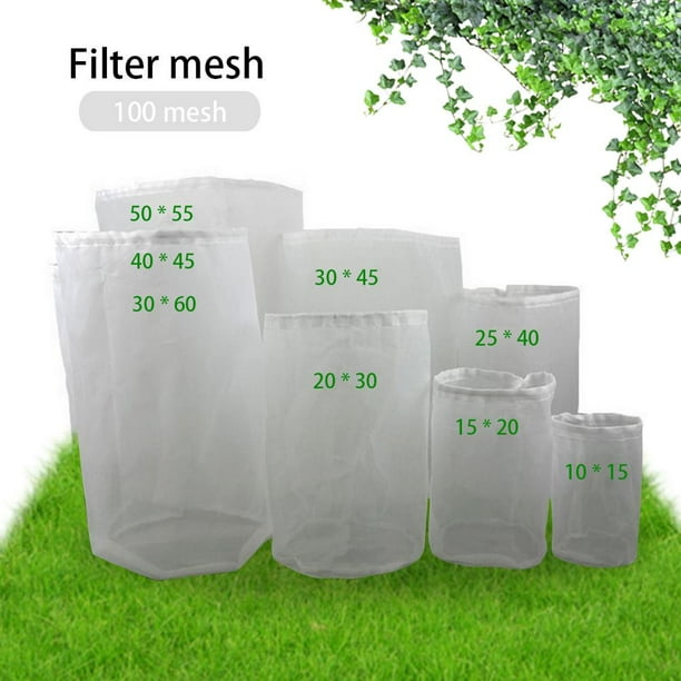 Reusable Straining Bag Nylon Filter Mesh Food Strainer Bag Nut Milk Bag