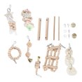 thumbnail image 4 of Perroquets Jouets à Mâcher, Oiseaux Cage Jouets Exercice Escalade 8Pcs pour Cage à Oiseaux, 4 of 8