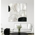 thumbnail image 2 of Giant Art 84x84 Falling Stones Fine Art Giant Canvas Print in White, 2 of 3