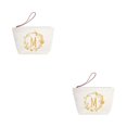 thumbnail image 1 of pitrice Toiletry Bag With Handle - No Loose Thread And Smooth Zipping Exquisite Craft Women Cosmetic M 2Set, 1 of 6