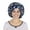 Navy Blue, variant on Women Silk Bonnet for Sleeping Satin Hair Bonnet with Floral Print and Long Tie Band - Navy Blue
