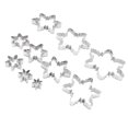 thumbnail image 4 of 10 PCS Christmas Snowflake Biscuits Molds Stainless Steel Biscuit Moulds 3D Cake Cutters, 4 of 9